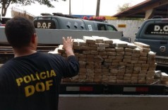 Droga totalizou mais de 600 quilos (Foto: Sidnei Bronka/94FM)