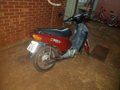 Polícia Militar recupera moto furtada em Dourados (Foto: divulgação/PM de Dourados)
