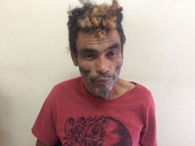 O acusado foi preso na manhã de hoje (22) (Foto: divulgação/PM de Dourados)