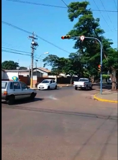 Cruzamento das ruas Monte Alegre com Caiuás (reprodução)