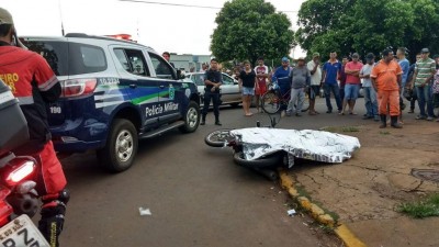 O crime aconteceu no Parque Nova Dourados  (Foto: Sidnei Bronka)