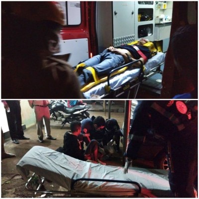 Um jovem morre e outro fica ferido após dupla de moto efetuar disparos em Dourados (Foto: Sidnei Bronka)