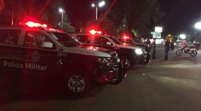 Ação da Polícia Militar termina com 21 pessoas detidas em Dourados (Foto: divulgação/PM de Dourados)