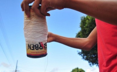 Linha com cerol fica amarelada e mais