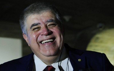 Relator da CPMI da JBS, deputado Carlos Marun teve posse em ministério adiada por conta da internação de Temer (Foto: Geraldo Magela /Agência Senado - 14.12.17)