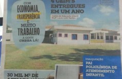 Jornal distribuído pela Prefeitura de Dourados destaca obras construídas com recursos obtidos por Marçal Filho (Foto: 94FM)