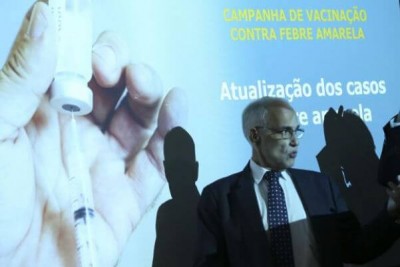 O ministro interino, Antônio  Nardi, atualiza os casos de febre amarela no país -- Valter Campanato/Agência Brasil