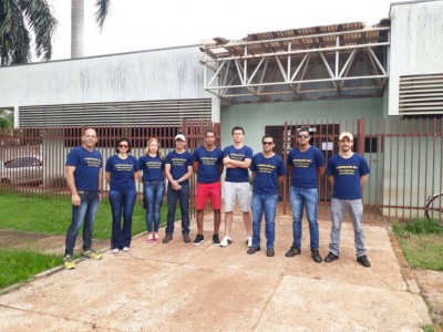Grupo de aprovados no concurso público para Guarda Municipal realizou doação de sangue no sábado (Foto: Divulgação)