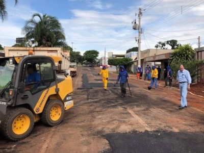 Obras com dinheiro dos cofres do Governo do Estado já tiveram início (Foto: Divulgação/Governo MS)