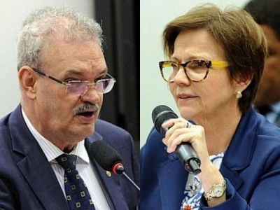 Deputados Geraldo Resende (PSDB) e Tereza Cristina (DEM) estariam alinhados com o governo em relação à reforma (Foto: Montagem/Lucio Bernardo Jr./ Billy Boss/Câmara dos Deputados)