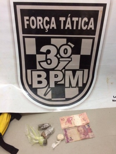 Droga apreendida pela PM (Foto: divulgação/PM de Dourados)