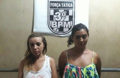 Mulheres que 'chefiavam' boca de fumo em Dourados são presas pela Polícia Militar (Fotos: divulgação/PM)