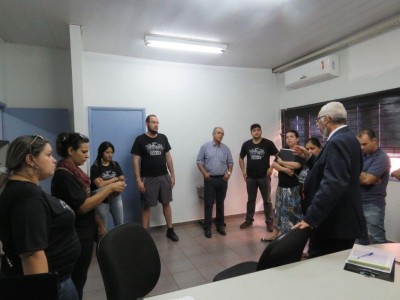 Em julho de 2016, no comando do Imam, Upiran repreendeu educadores por profesto barulhento e multa foi aplicada a educadores (Foto: Divulgação/Simted)