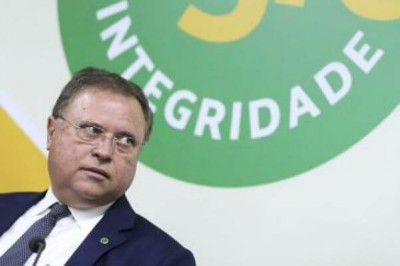 O ministro da Agricultura, Blairo Maggi, durante entrevista  (Foto: Marcelo Camargo/Agência Brasil)