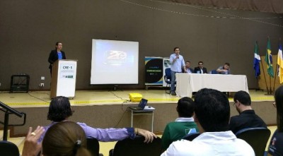 Palestra do diretor-presidente da Fundesporte abordou o tema “Atuação do Profissional de Educação Física na Escola” (Foto: Divulgação)