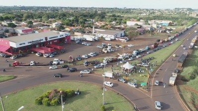 Manifestação dos caminhoneiros em Dourados - Fotos de Eliel Oliveira