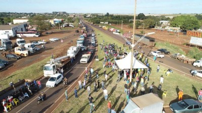 Paralisação nacional dos caminhoneiros afetou funcionamento da cooperativa, segundo seu diretor-presidente (Foto: Eliel Oliveira)