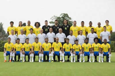 Foto oficial da seleção brasileira para a Copa do Mundo na Rússia - Lucas Figueiredo/CBF