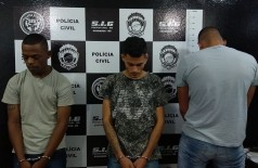 Trio é preso após assaltar panificadora em Dourados (Foto: Adilson Domingos)