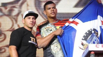 Victor Eduardo ganhou o Desafio Open ZT - Armwrestling ocorrido em Santa Cruz de La Sierra, na Bolívia (Foto:Federação de Luta de Braço do MS)