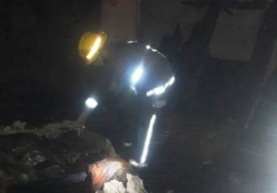 Debilitado, idoso morre carbonizado após casa pegar fogo na fronteira (Foto: reprodução/Midiamax)