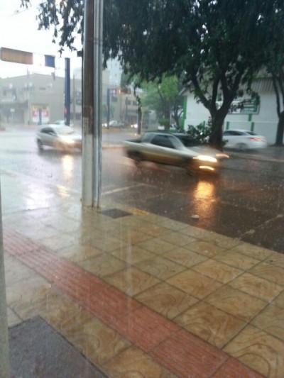 Setembro já tem mais de 50% da chuva prevista para todo o mês em Dourados (Foto: André Bento)