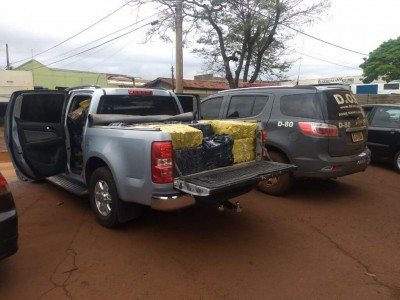 A apreensão aconteceu próximo ao Copo Sujo, em Ponta Porã. (Foto: divulgação/DOF)