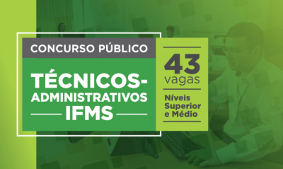IFMS abre inscrições em concurso público para técnicos-administrativos (Foto: IFMS)