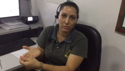 A policial militar Marta que salvou a vida da bebê - foto: reprodução/vídeo