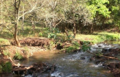 Águas do Córrego Laranja Doce devem passar por análise, segundo determinação do MPE (Foto: Reprodução)