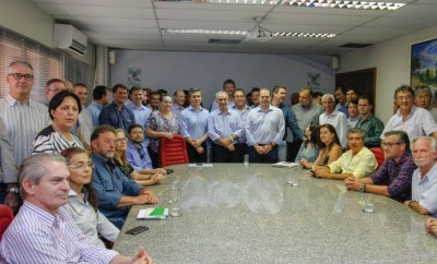 Governador se reuniu com dezenas de presidentes de sindicatos rurais de Mato Grosso do Sul (Foto: Divulgação)
