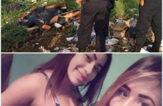 Elisa Aparecida Villagra Pimentel, de 19 anos, e Raquel Chamorro, de 16, encontradas mortas na fronteira. - Foto: reprodução/Facebook