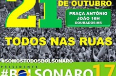 O ato será realizado neste domingo na Praça Antônio João em Dourados (Foto: divulgação)