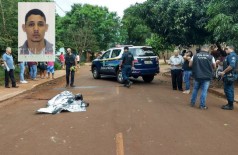 Fábio Avalo dos Santos, de 25 anos, perdeu o controla da moto na Rua Ignácio de Matos Brandão (Fotos: Sidnei Bronka)