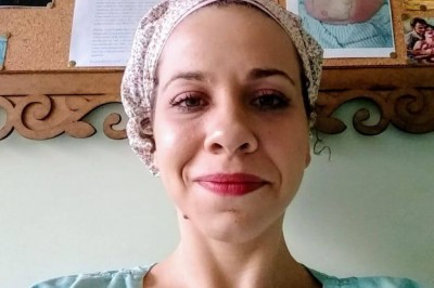 Catarina Guerchi Nunes, doula comunitária do HU-UFGD (Foto: Divulgação)