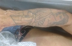 A vítima tem uma tatuagem de gueixa no braço direito (Foto: Sidnei Bronka)