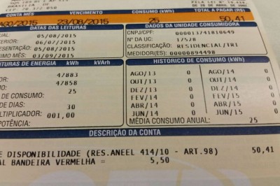 Conta de luz no Brasil tem a 4ª maior carga tributária entre 33 países (Foto: Arquivo/Agência Brasil)
