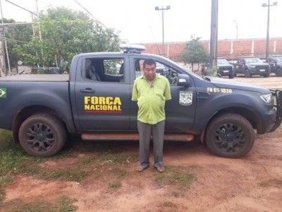 Leonardo de Souza, da etnia Guarani-Kaiowá, foi preso na manhã de hoje e encaminhado para a Delegacia da Polícia Federal em Dourados (Foto: Divulgação)