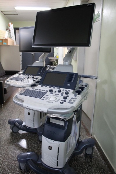Os aparelhos de ultrassonografia, demanda antiga do hospital, já estão instalados e em pleno funcionamento (Foto: Divulgação/HU-UFGD)