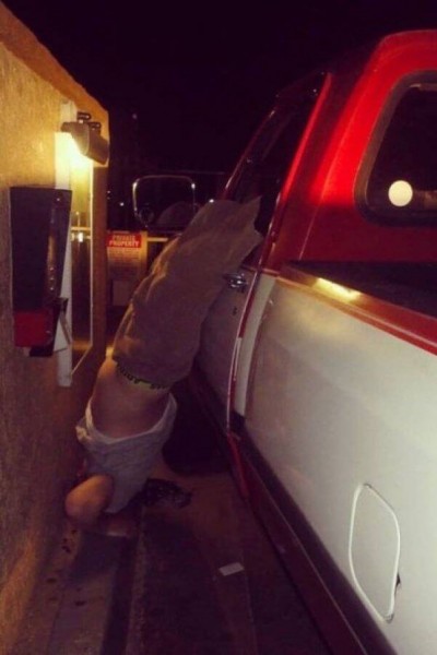 Captura inusitada na Califórnia (Foto: Reprodução/Twitter(@CHPCentralLA))