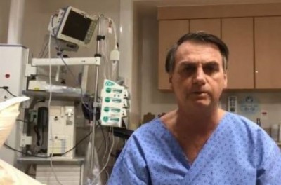 Após cirurgia, Bolsonaro passa o dia em repouso em São Paulo (Foto: reprodução/vídeo/Bolsonaro)