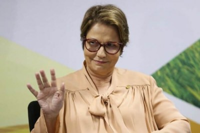 Tereza Cristina ganhou força política como líder nacional do agronegócio e virou ministra - Foto: Marcelo Camargo / Agência Brasil