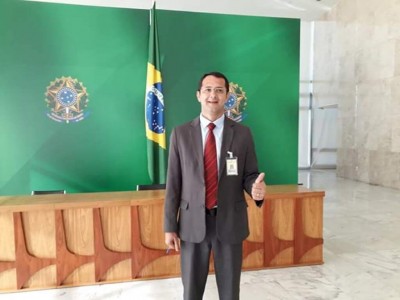 Antes de ser afastado, vereador Cirilo Ramão cumpriu agenda em Brasília, em viagem custeada com dinheiro público (Foto: Reprodução)