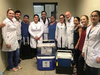 Equipe responsável pela captação de órgãos no Hospital da Vida de Dourados - Foto: A. Frota