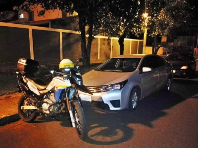 Veículo que havia sido roubado em Fátima do Sul - Foto: divulgação/PM
