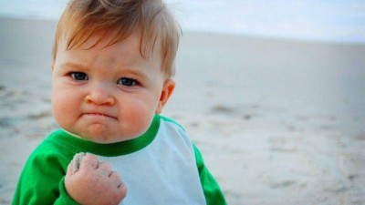 A foto que deu origem ao meme Success Kid (Foto: Reprodução)