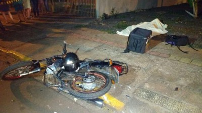 Acidente com vítima fatal no dia 13 de abril em Dourados - Foto: Adilson Domingos