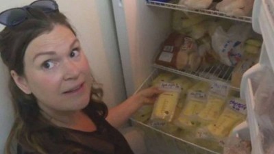 Jodi Neidert doou 19 litros de leite materno à golpista (Foto: Reprodução/CBC)