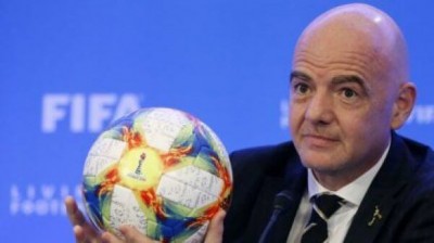 Presidente da Fifa, Gianni Infantino RHONA WISE / AFP
