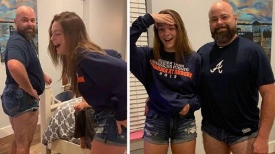 Jason Hilley e a filha, Kendall Foto: Reprodução/Facebook(Jason Hilley)